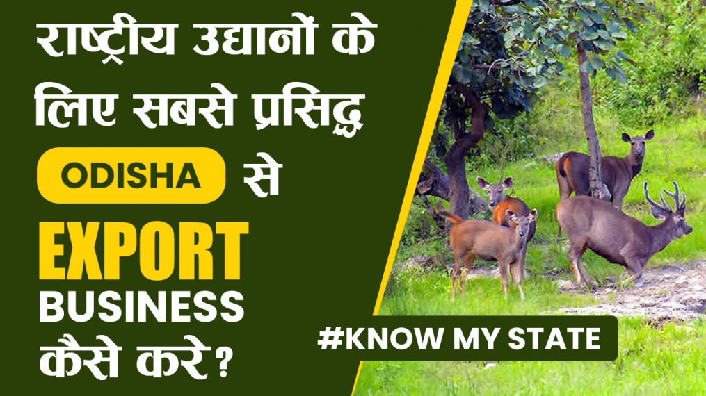 राष्ट्रीय उद्यानों के लिए सबसे प्रसिद्ध Odisha से Export Business कैसे करे? Know My State | iiiEM